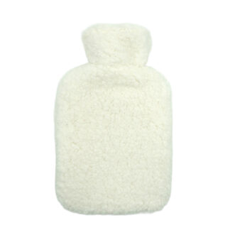 WHITE LAMB HOT WATER BOTTLE 1.7L