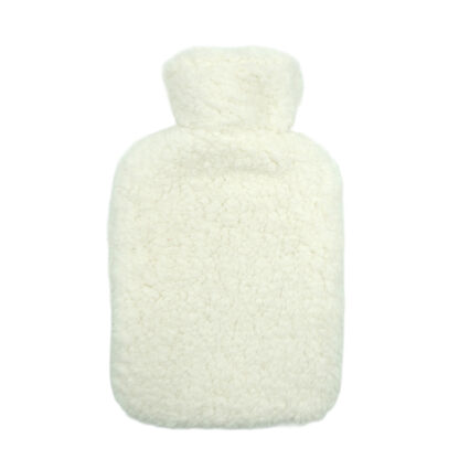 WHITE LAMB HOT WATER BOTTLE 1.7L