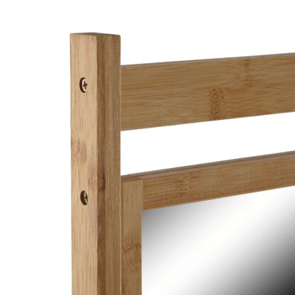 BAMBOO SHELF WITH MIRROR - Image 4