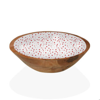 LARGE ENAMELLED "STELLA" BOWL