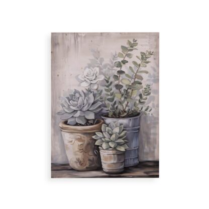 ASSORTED VASES CANVAS PICTURE 30 X 40 - Image 2