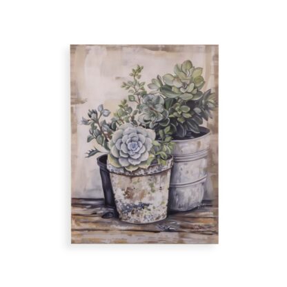 ASSORTED VASES CANVAS PICTURE 30 X 40 - Image 4