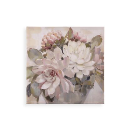 ASSORTED FLOWERS CANVAS PICTURE 40 X 40 - Image 2