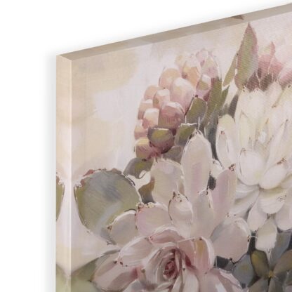 ASSORTED FLOWERS CANVAS PICTURE 40 X 40 - Image 3