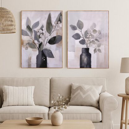 ASSORTMENT OF 2 VASE PICTURES 50 X 70 - Image 2