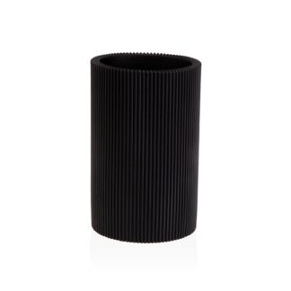 BLACK TOOTHBRUSH HOLDER