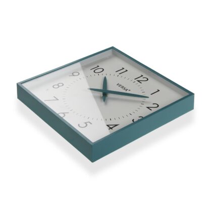 SQUARE WALL CLOCK BLUE - Image 2