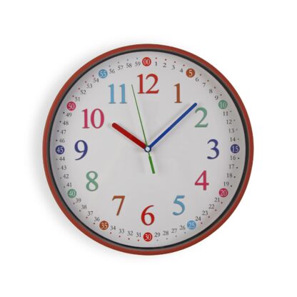 MULTICOLOUR WALL CLOCK 30CM