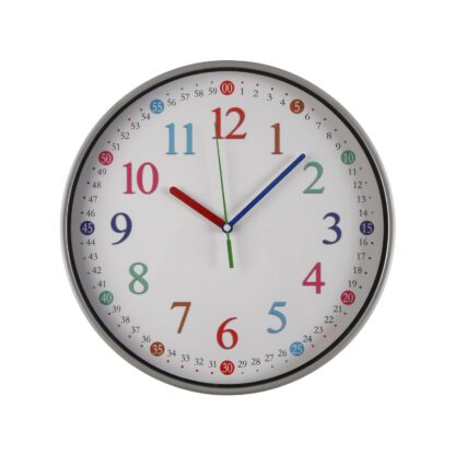 MULTICOLOUR WALL CLOCK 30CM