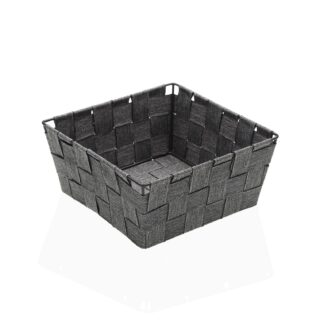 GREY SQUARE BASKET 19 X 19