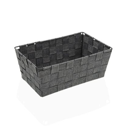 GREY SQUARE BASKET 27 X 17