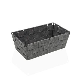GREY SQUARE BASKET 24 X 14