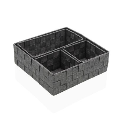 SET OF 4 GREY BASKETS - Image 2