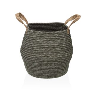 LIGHT GREY ROUNDED BASKET