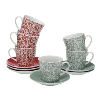 NINA TEA SET 6 CUPS