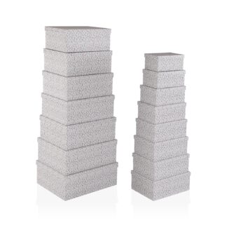 SET OF 15 "BLUME" CARDBOARD BOXES
