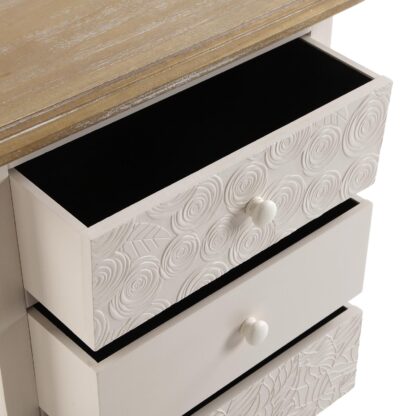 TENNY 3-DRAWER BEDSIDE TABLE - Image 4
