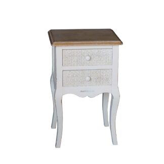 TENNY 2-DRAWER BEDSIDE TABLE