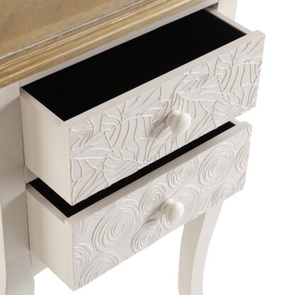 TENNY 2-DRAWER BEDSIDE TABLE - Image 4