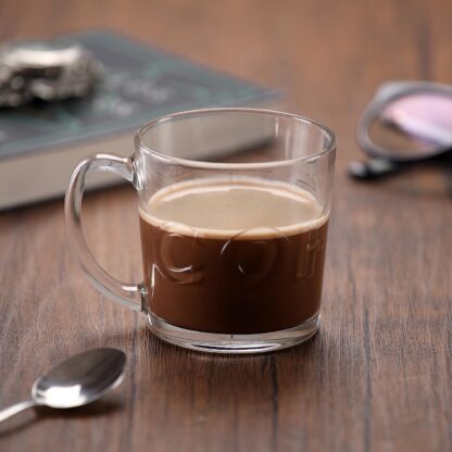 COFFEE GLASS MUG 270ML - Image 2