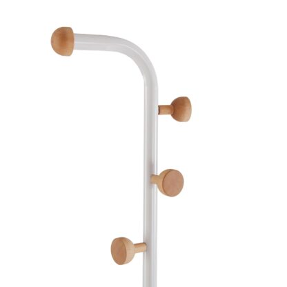CHEKA WHITE COAT STAND - Image 2