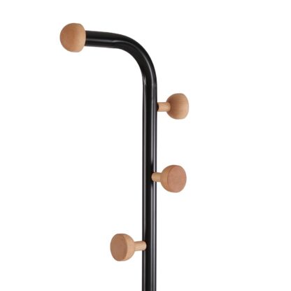 CHEKA BLACK COAT STAND - Image 2