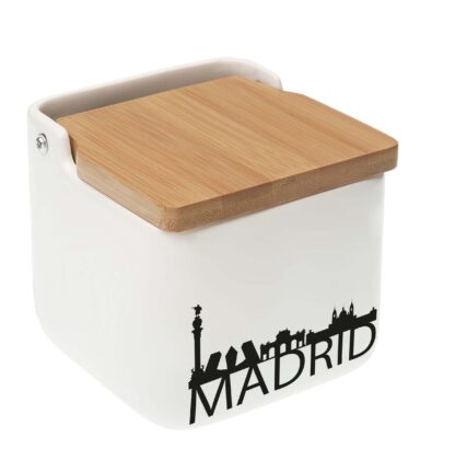 MADRID SALT BOWL WITH BAMBOO LID