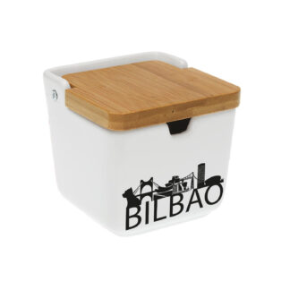 BILBAO BAMBOO LID SUGAR BOWL