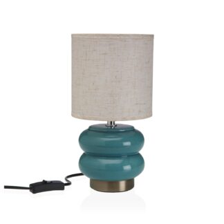 BLUE ONKARA CERAMIC TABLE LAMP