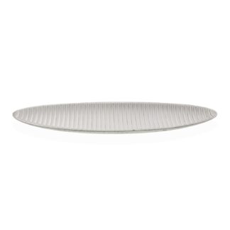 WHITE ELONGATED CENTREPIECE 64.5CM
