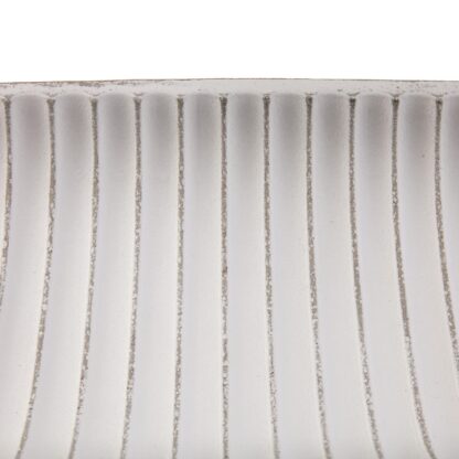 WHITE ELONGATED CENTREPIECE 64.5CM - Image 2