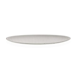WHITE ELONGATED CENTREPIECE 58CM