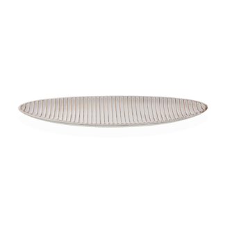 GOLD ELONGATED CENTREPIECE 58CM