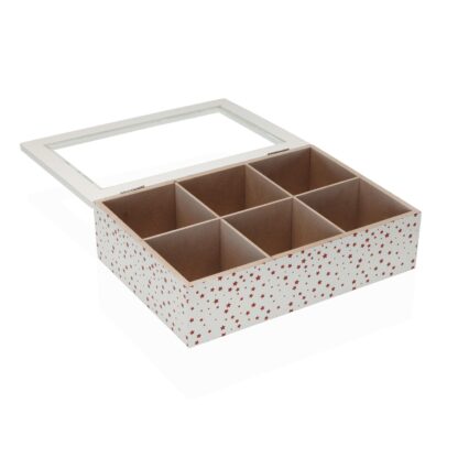 WOODEN TEA BOX 6 COMP. STELLA - Image 2