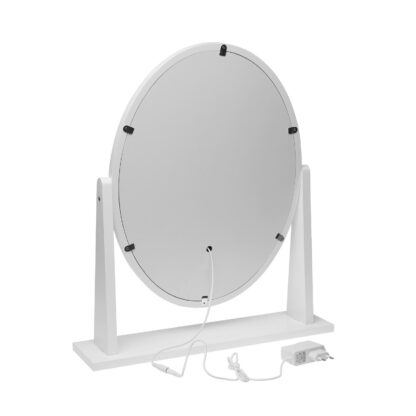 OVAL GLAM MIRROR WITH LIGHTS - Image 4