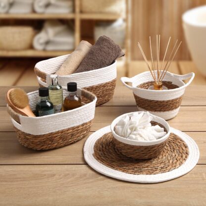 ROUND WHITE BASKET - Image 2