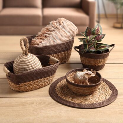 ROUND BROWN BASKET - Image 2