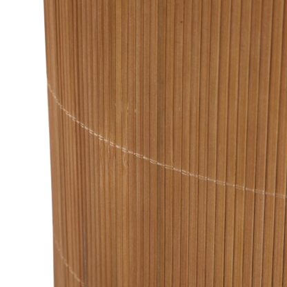 SET OF 2 GREY BAMBOO STORAGE POUFFES - Image 5