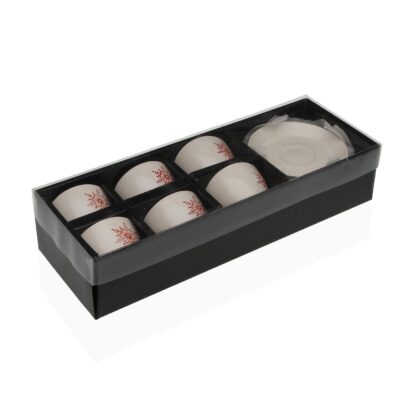 YULE COFFEE CUP & SAUCER SET OF 6 - Image 3