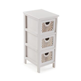WHITE 3-DRAWER ADDA CHEST