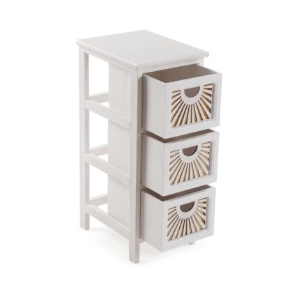 WHITE 3-DRAWER ADDA CHEST - Image 2