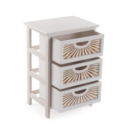 WHITE 3-DRAWER ADDA CHEST - Image 2