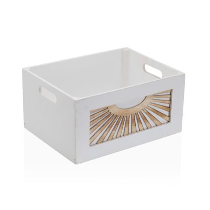 SET OF 3 WHITE WOOD BOXES ADDA - Image 2