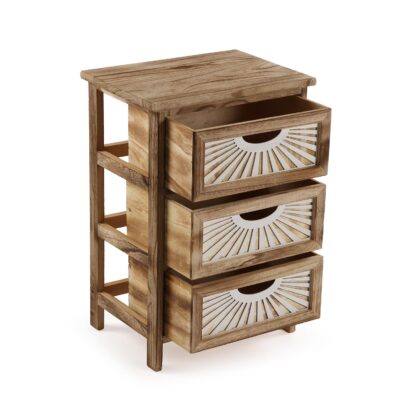 BROWN 3-DRAWER ADDA CHEST - Image 2