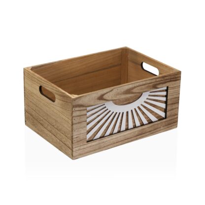 SET OF 3 BROWN WOOD BOXES ADDA - Image 2