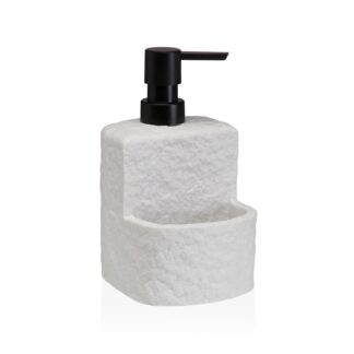 WHITE VITI DISPENSER WITH SCRUBBER
