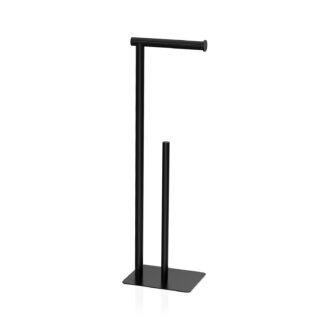 BLACK BATHROOM PAPER HOLDER