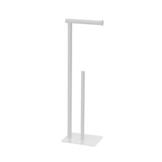 WHITE BATHROOM PAPER HOLDER