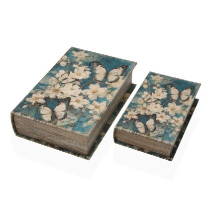 SET OF 2 DECORATIVE BOOKS "FLORAL" - Image 2