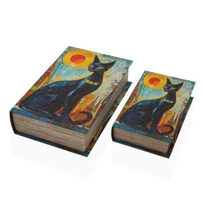 SET OF 2 DECORATIVE BOOKS "EGYPTIAN CAT" - Image 2